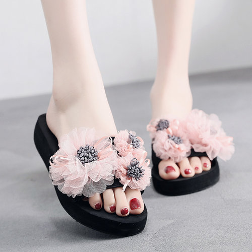 懒人半身裙网红夏学生仙女一字拖