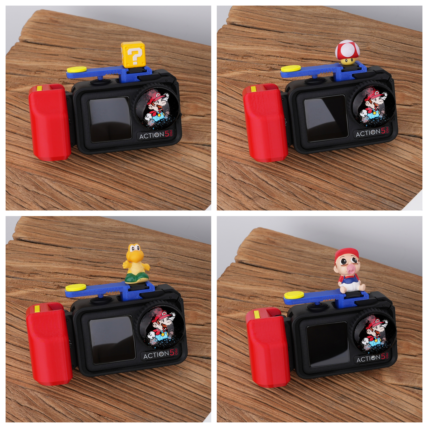 大疆action5马里奥手柄按键配件