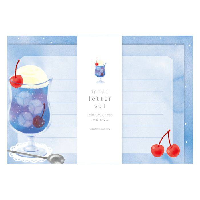 [재고] 일본 후루카와 제지 신제품 여름 한정 메모 스티커 빨간 봉투 미니 편지지 작은 빨간 봉투