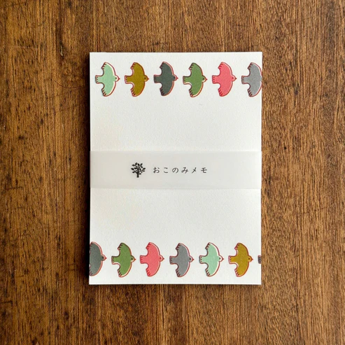 [재고] 일본 수묵 신제품 노트 패드 마스코 에리 시바타 마츠오 60장 MADE IN JAPAN