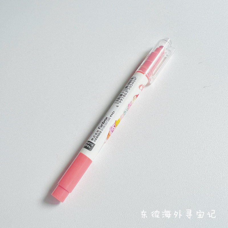 [재고] 일본 사카모토 아이스크림 한정 세트 마커 펜 지우개 클립