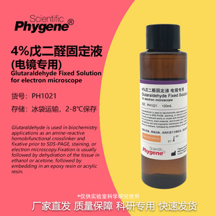 4%电镜固定液 电镜专用固定剂 科研实验专用 [PH1021 PHYGENE]