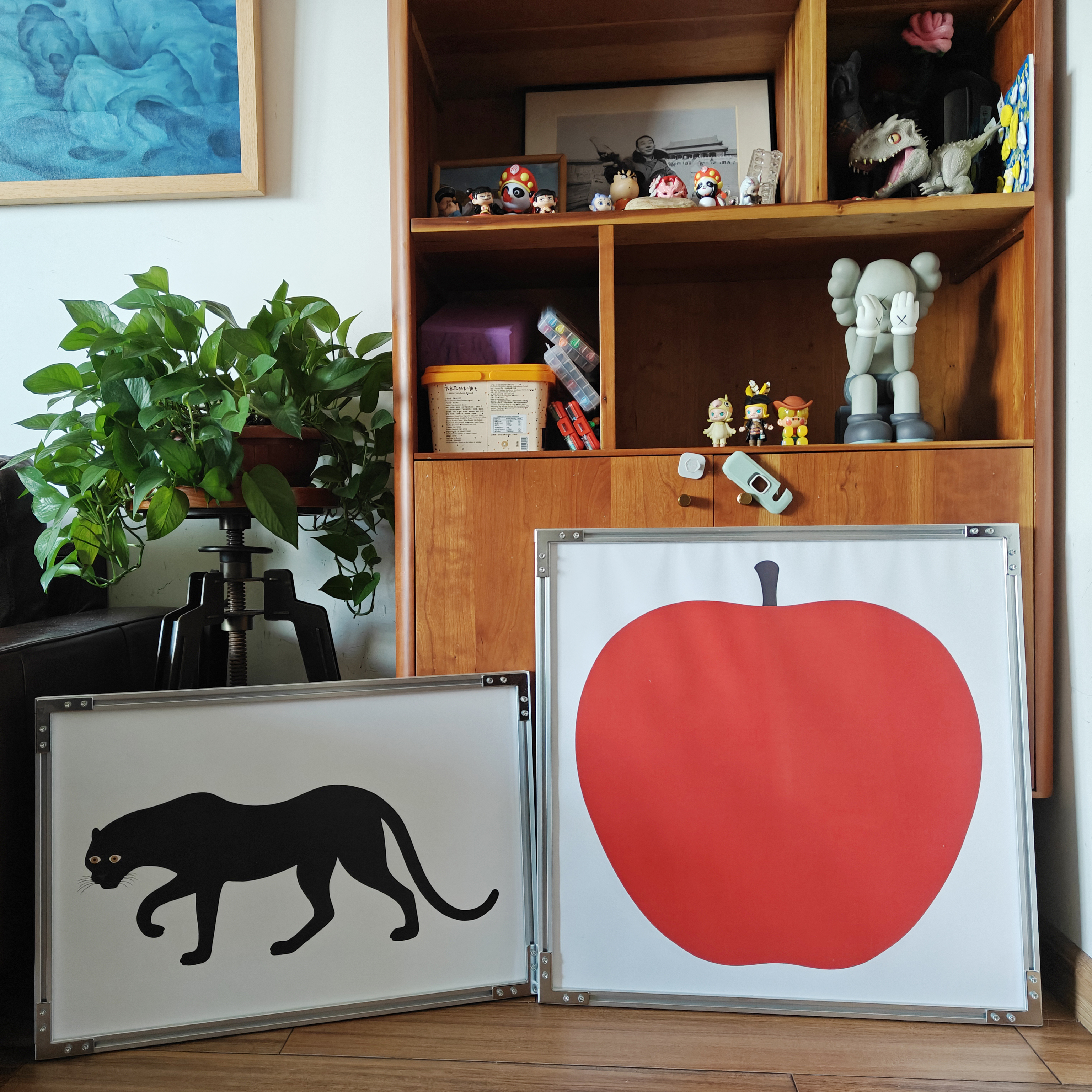 新视线画廊客厅中古风可定制