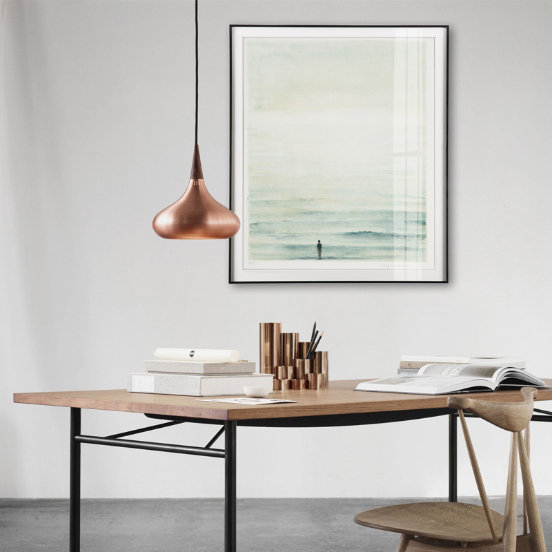 Ulf Wahlberg北欧抽象大海风景简约客厅装饰画带框玻璃高档挂画图片