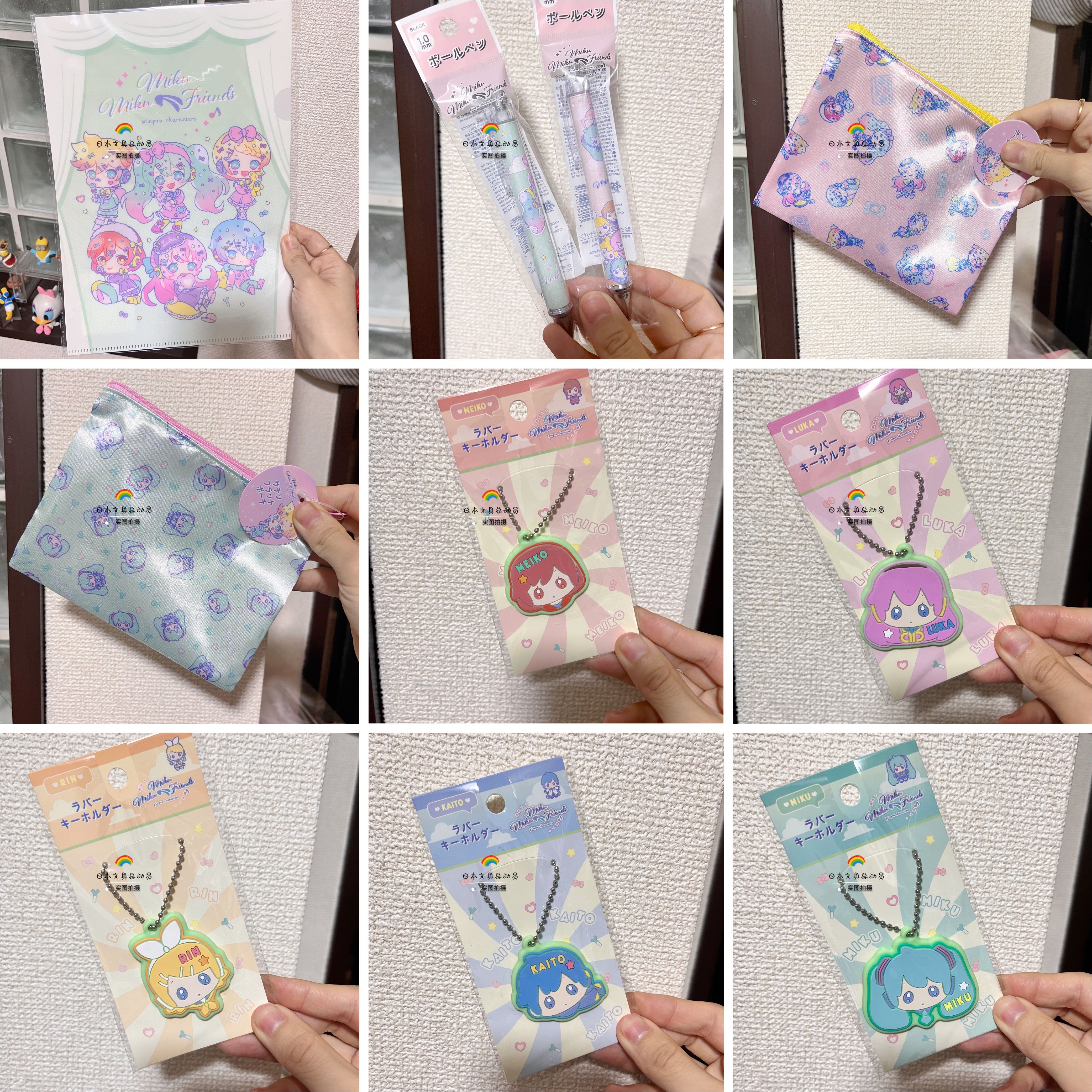 *日本直邮初音MIKU未来周边文件夹挂件镜音双子手机支架圆珠笔图片