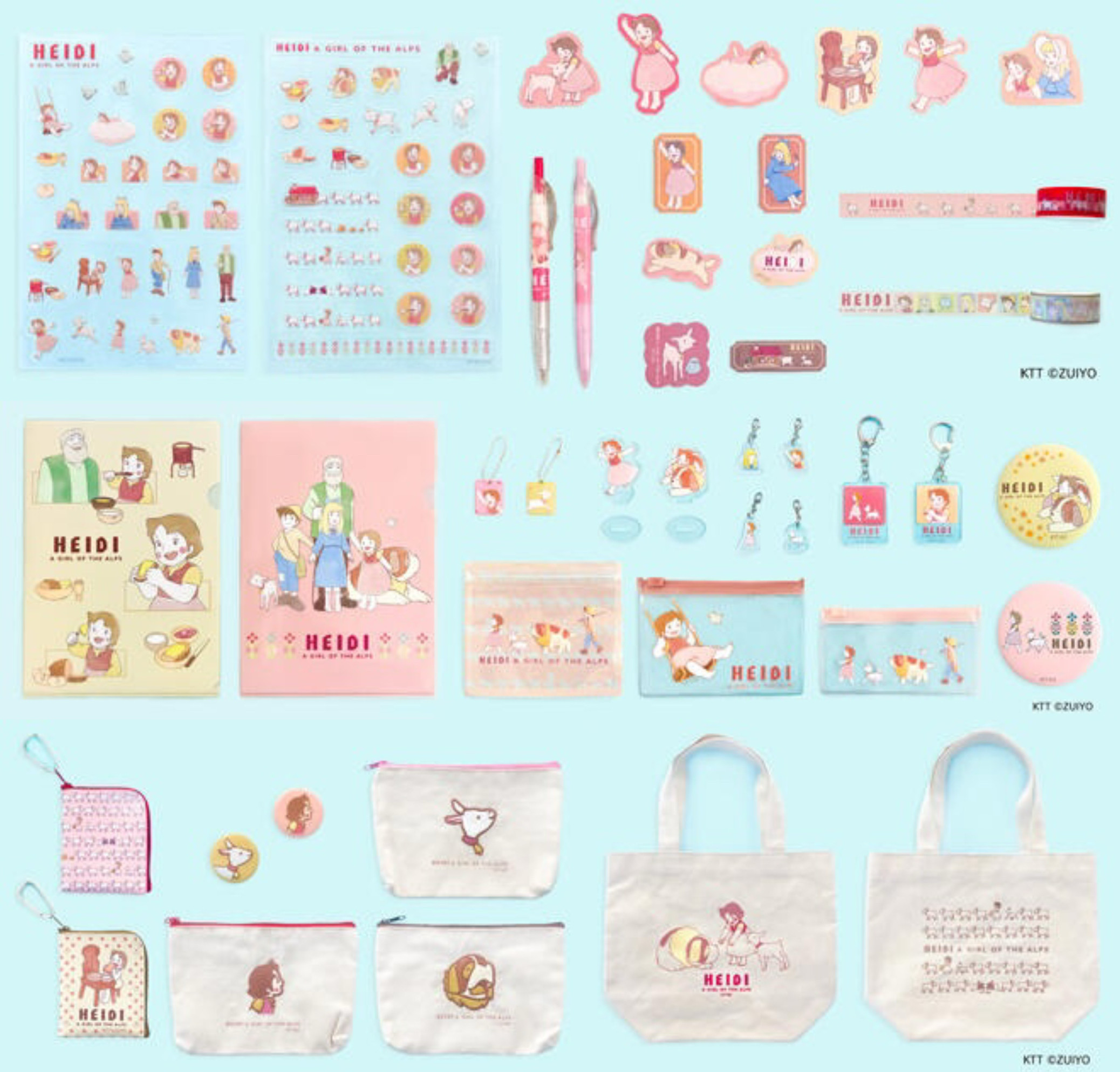 在途日本正版阿尔卑斯山的少女海蒂50周年HEIDI帆布pvc挂件包,模玩/动漫/周边/娃圈三坑/桌游,动漫挂件/文具,淘宝优惠券,粉丝福利购,淘宝优惠卷