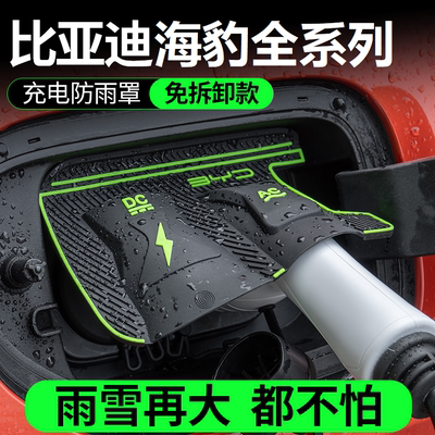 比亚迪海豹EV05DMI充电枪防雨罩翻盖式07DMI防漏隐藏式06GT保护盖