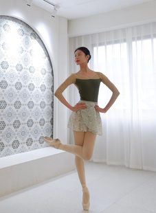 练功服空中瑜伽体操形体服艺考连体服 芭蕾舞服女成人长袖