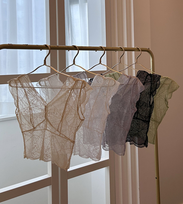 芭蕾舞蹈蕾丝网纱小坎肩短款外搭罩衫保暖热身舞蹈服