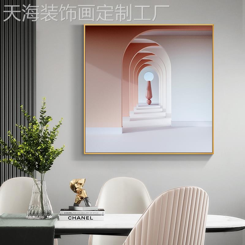 网红电表箱装饰画客餐厅北欧风格建筑厅空关间艺术挂画电闸开盒遮图片