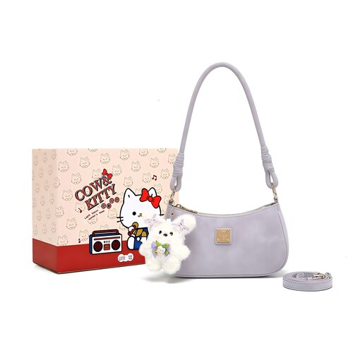 官网正品Cow&Kitty卡通腋下包女2026新款轻奢百搭手提单肩斜挎包
