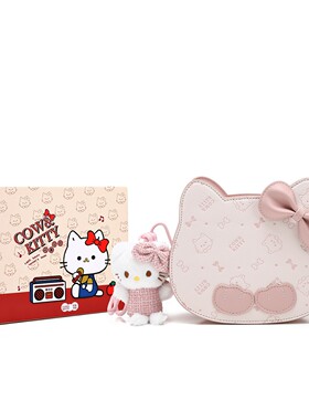 官网正品Cow&Kitty包包女2026新款可爱猫头包女高级感单肩斜挎包