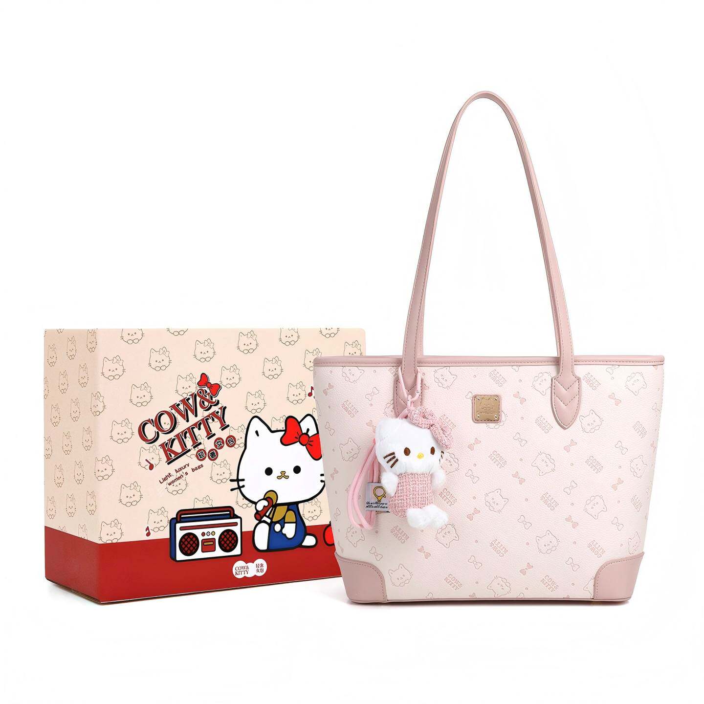 官网正品Cow&Kitty托特包2026新款大容量托特包女日常通勤单肩包