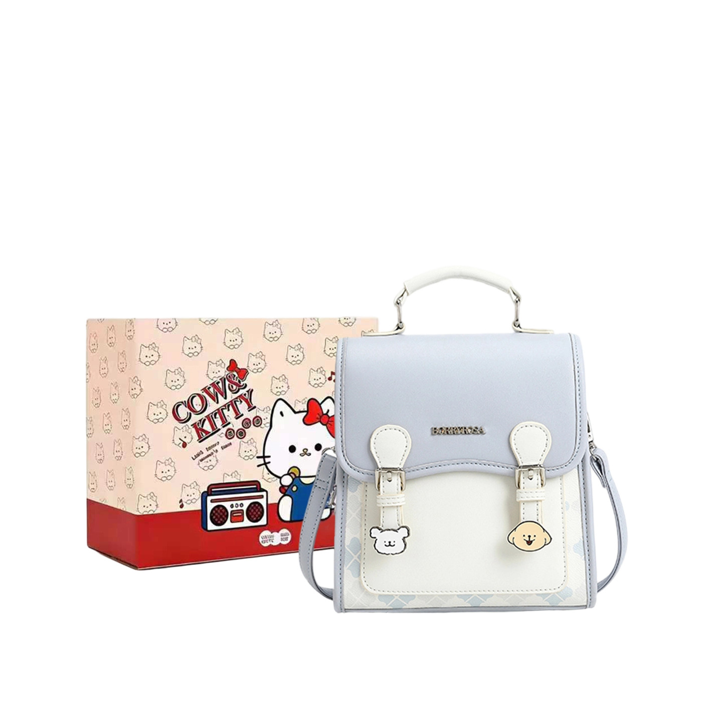 官网正品Cow&Kitty2026新款双肩背包可爱学院风双肩包女小众背包