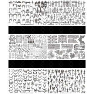 FingertipWorker|原创新花窗、针织蕾丝、法式美甲印花板钢板