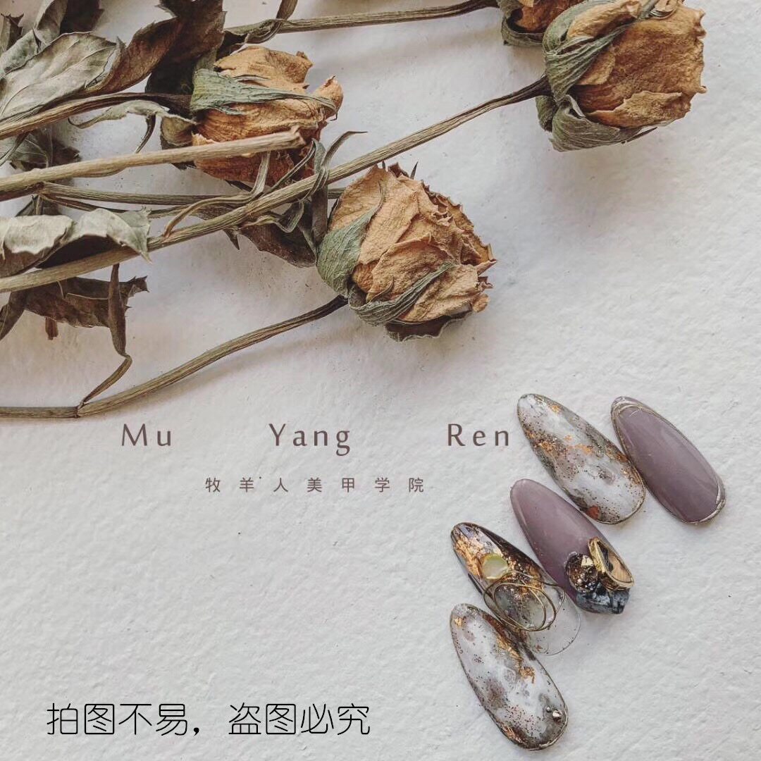 美甲甲片水滴杏仁打版甲片样板练习作品打板单号甲片透明可选号