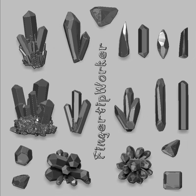 【FingertipWorker】原创小众百搭冰晶石模具、