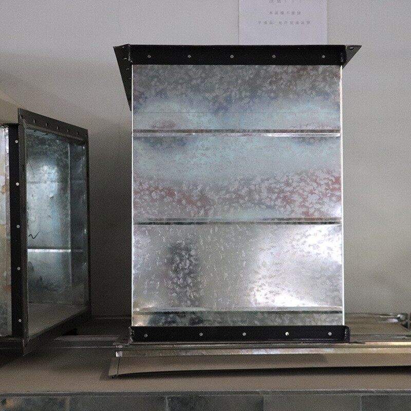 新品厂房车库共板法兰镀锌风管 排烟通风管道 矩形圆形镀锌铁皮风