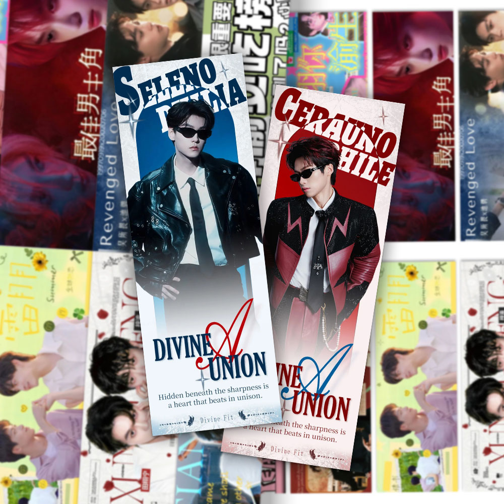 48张雷朋书签栩你渝生双人粉丝周边物料书签粉丝互换物料