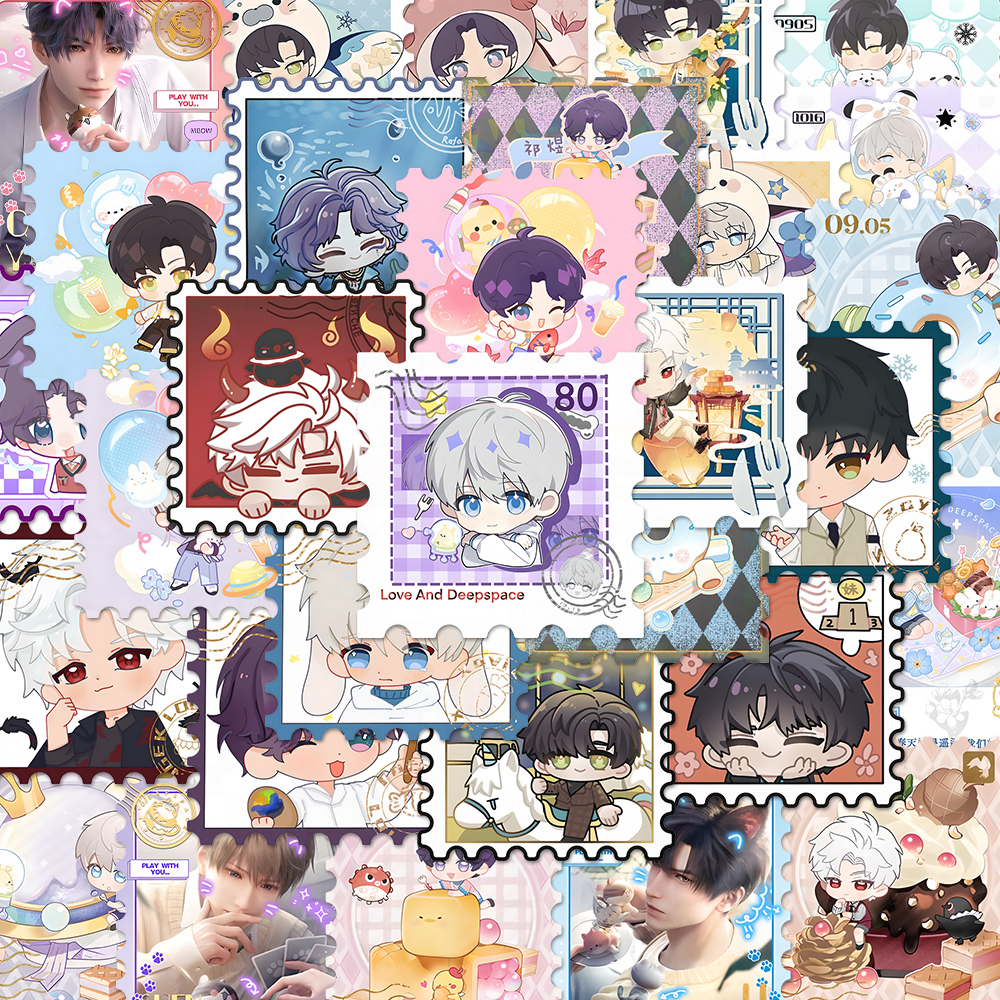 恋与深空邮票贴纸可爱卡通动漫