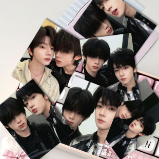 18张橹穆双人小卡拍立得 穆祉丞王橹杰双人神颜权威情侣拍立得