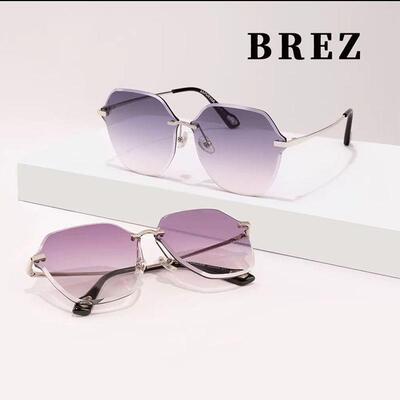 BREZ太阳镜男士开车专用眼镜2025新款女防紫外线防蓝光防晒墨镜