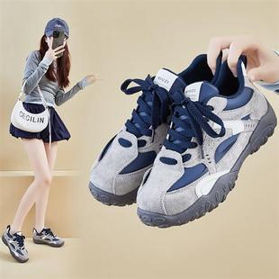 女2025秋季 阿甘鞋 学生运动跑步休闲厚底RD1819 新款 内增高ins韩版