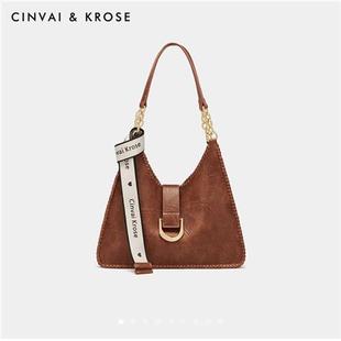 CinvaiKrose箱包品牌店时尚托特包2025新款女士梯形单肩手提女包