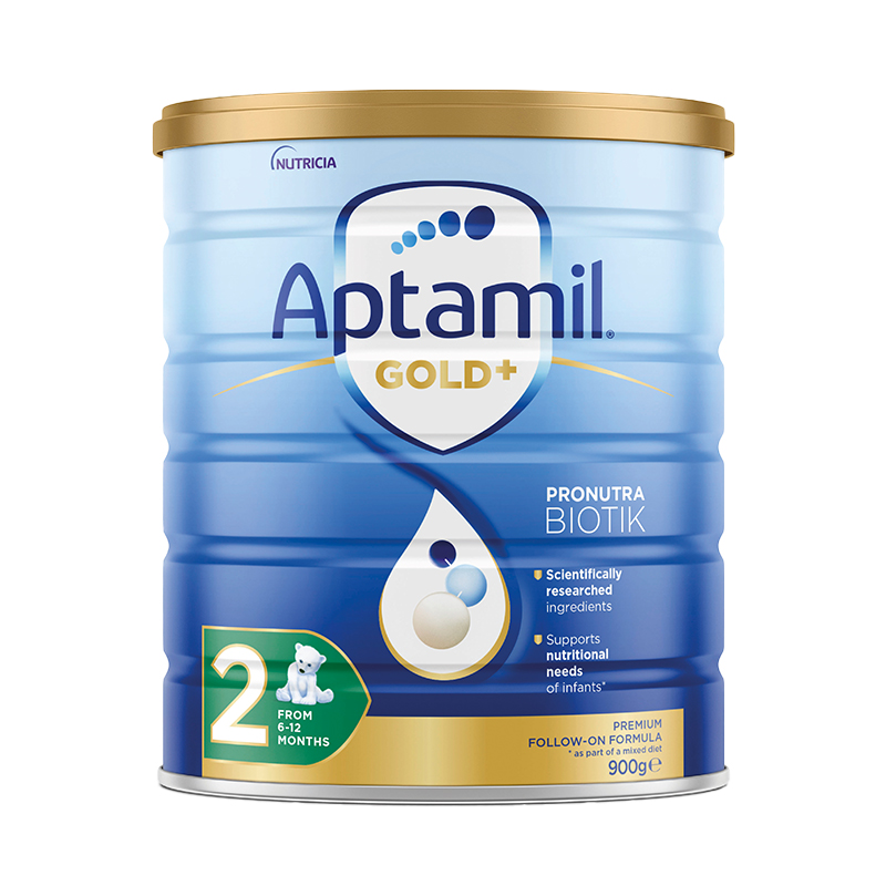 澳洲爱他美(Aptamil)金装版 较大婴儿配方奶粉2段(6-12个月) 900g怎么样,好用不?