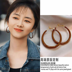 我的山与海谭松韵方婉之同款耳环