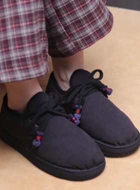 【加厚棉花保暖冬季棉鞋】老北京千层底布鞋女厚底外穿布鞋养脚鞋