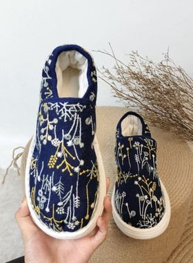 巨好看~老北京纯手工千层底棉鞋女冬季保暖棉鞋冬天棉鞋外穿时尚