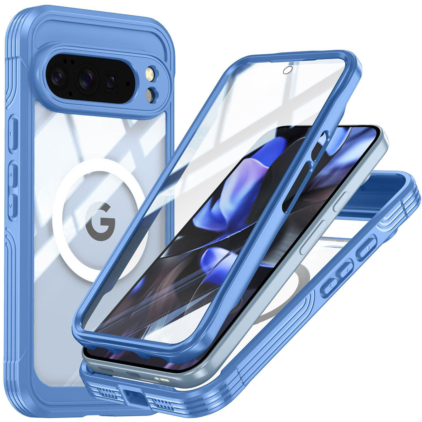 适用谷歌Pixel10/10Pro手机壳10ProXL透明带磁吸三防密封防摔防尘全包壳