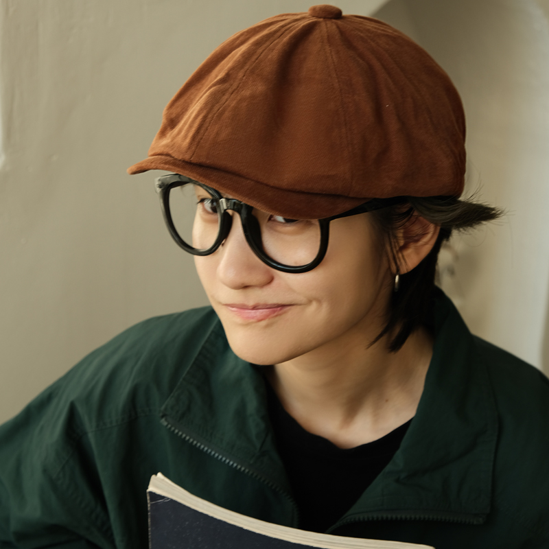 ins日系复古鸭舌帽贝雷帽子