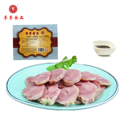 镇江特产亭亭肴肉酒店冷菜