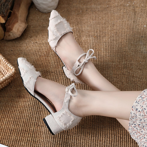 罗马女学生裙子新款百搭小高凉鞋