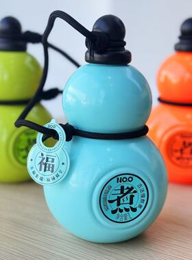 NO.O葫芦1L金桔柚香果汁枇杷雪梨菊花柚子味红noo饮料可当水壶