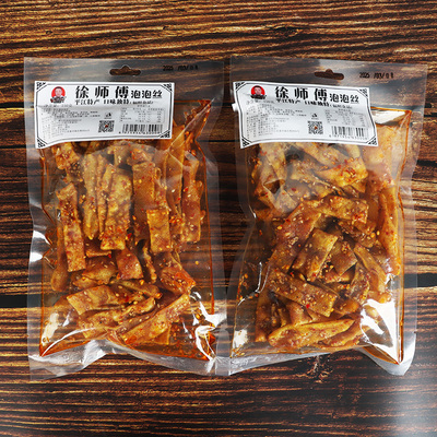 徐师傅泡泡干湖南特产平江香辣豆腐皮解馋零食小吃休闲食品150克