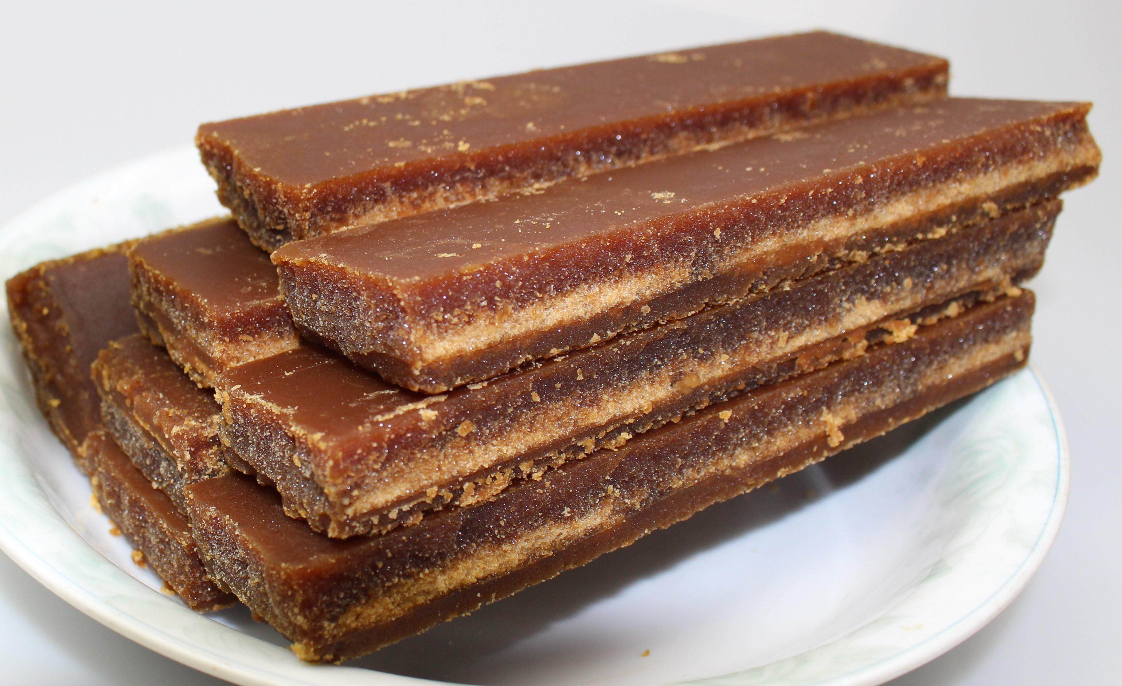 湛江蔗糖 5斤冰红糖古法土红糖块黄糖广西甘蔗冰片糖酵素用红片糖