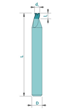 瑞士Vikings维根斯立铣刀 Z3 l1=1xd1/1.5xd1/2xd1/3xd1/4xd1系列