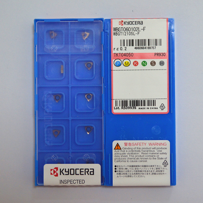 京瓷Kyocera数控车刀片WBGT060102L-F PR930不锈钢精镗孔刀片