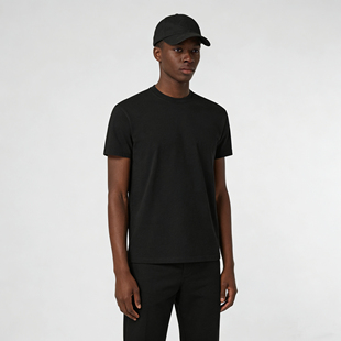 透气纯色简约经典 COSSMOR 日常圆领夏季 口粮T220G纯棉男款 26SS