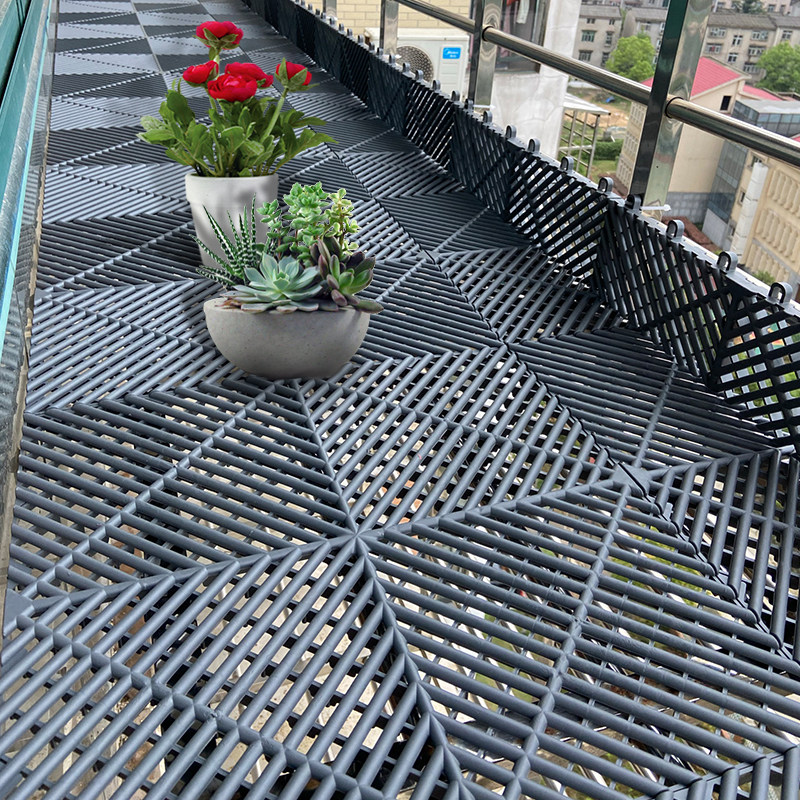 防盗窗垫板防盗网格防护栏防坠落挡板窗台安全家用塑料阳台防护网