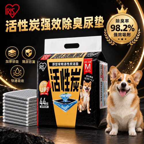 爱丽思活性炭加厚除臭吸水尿垫