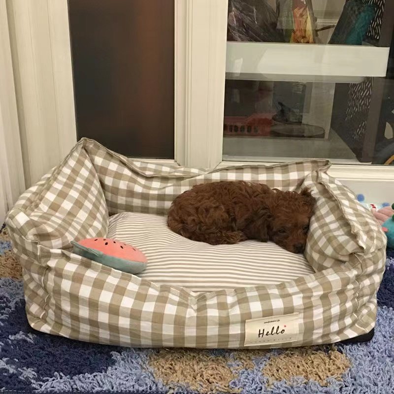 可拆洗狗窝四季通用小型犬夏季泰迪凉席狗床围栏垫子猫窝宠物用品,宠物/宠物食品及用品,狗窝/屋/帐篷/沙发,淘宝优惠券,粉丝福利购,淘宝优惠卷