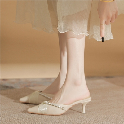 百丽班尼凉拖鞋女外穿2025新款