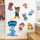 狗狗巡逻队汪汪动画卡通自粘墙贴儿童装 饰男孩墙壁海报衣柜房门