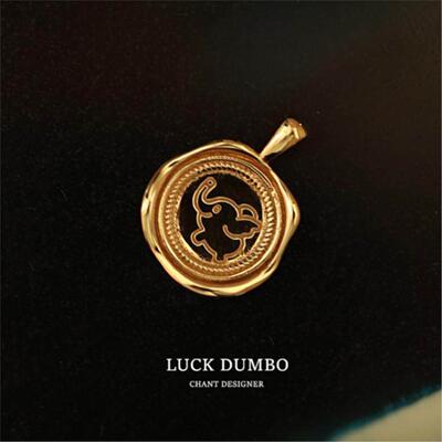 18K金DUMBO小飞象锁骨链女款