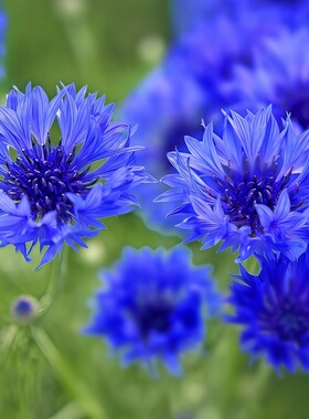 蓝色矢车菊种子花种籽子四季播种开花庭院景观花海景区花卉易种活