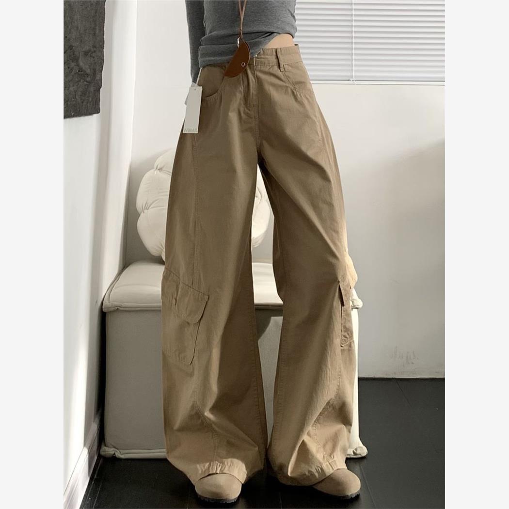 工装裤女款梨型身材休闲